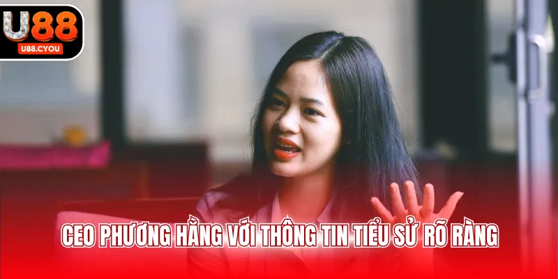 CEO Phương Hằng - Người Sáng Lập U88 Giải Trí Đỉnh Cao - KA66.RUN